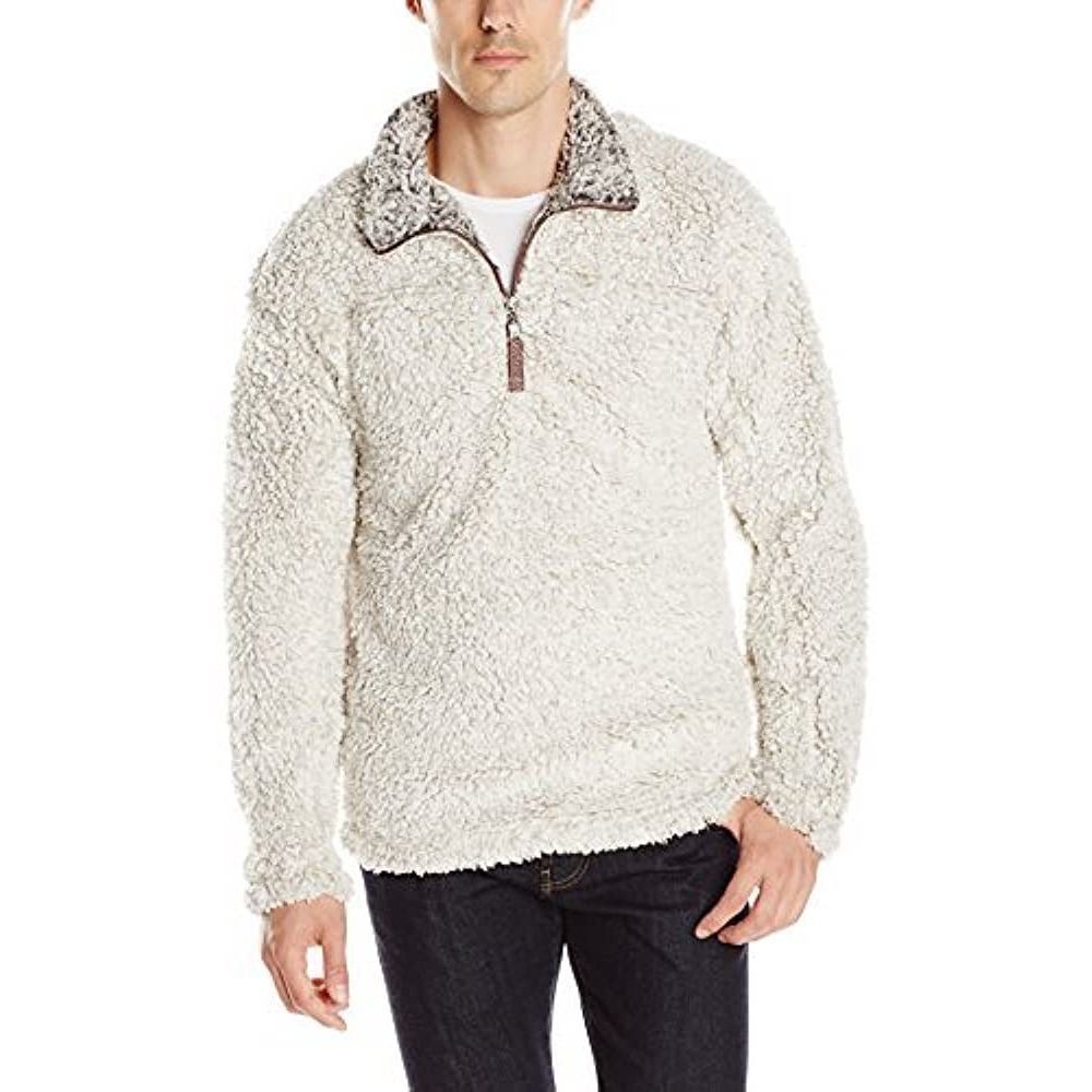 True Grit Unisex Frosty Tipped Pile 1/4 Zip Pullover